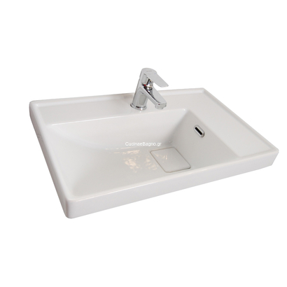 Νιπτήρας Επικαθήμενος 60x38 QUATRO 286360 KLP Επίπλου / Κρεμαστός