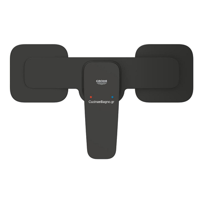 Grohe Cubeo 1018242430 Black Matt Μπαταρία Ντουζιέρας Σώμα