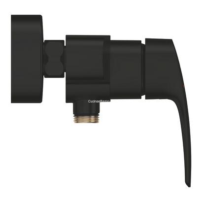 Grohe Eurosmart 335552433 Black Matt Μπαταρία Ντουζιέρας Σώμα