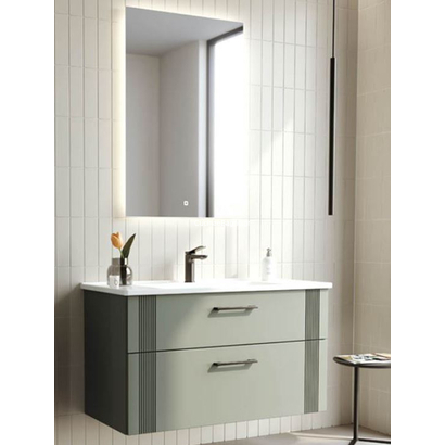 Bari 80 Green Matt Έπιπλο Μπάνιου Κρεμαστό 85x45 PPCV