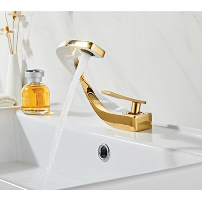 Μπαταρία Νιπτήρα Gold Λευκό Χρυσό PPCV