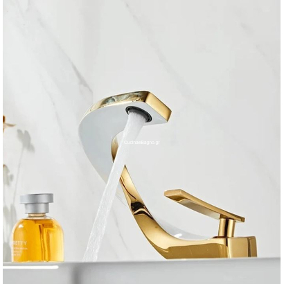 Μπαταρία Νιπτήρα Gold Λευκό Χρυσό PPCV