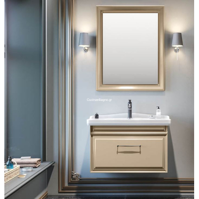 Design 85 Cappucino Έπιπλο Μπάνιου Κρεμαστό 86x48 PPCV