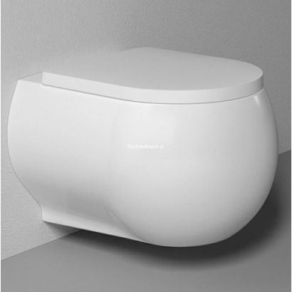 Bien Flash Rimless Λεκάνη Κρεμαστή Με Κάλυμμα 52 cm