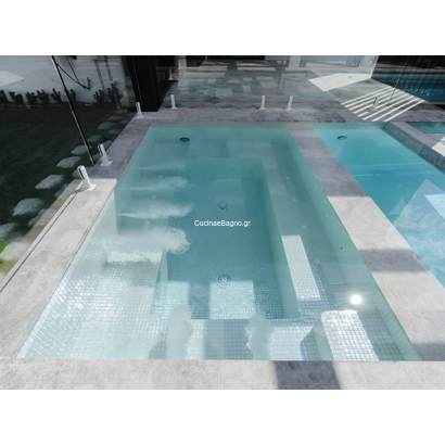 EZARRI Nickel Metal Ψηφίδα Σε Δίχτυ Λευκή