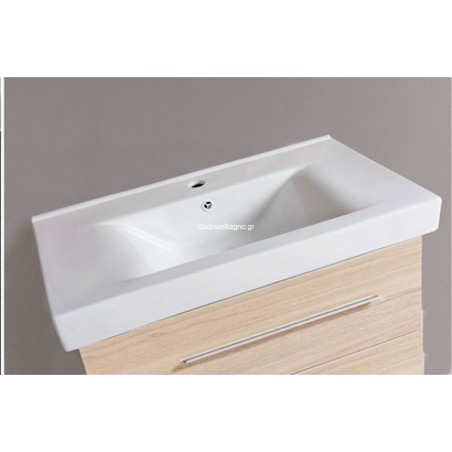 Gloria Orno 80x51 Λευκό Έπιπλο Μπάνιου Κρεμαστό set-0131