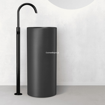 KARAG 4609F-GM 38x38 Νιπτήρας Ανοξείδωτος Gun Metal