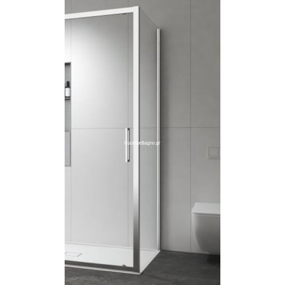 Karag Izy Chrome 90x200 Cm Πλαϊνό Σταθερό Καμπίνας ΙΖΥ