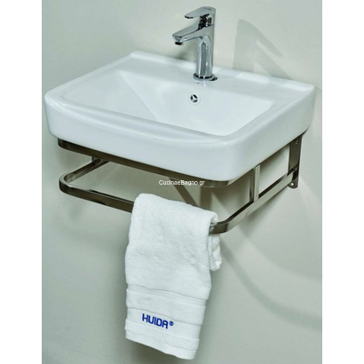 GLORIA Arista Νιπτήρας 43x36 Με Βάση Inox 18-3604