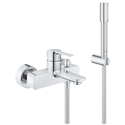 Grohe Lineare 33850001 Chrome Μπαταρία Λουτρού Πλήρης