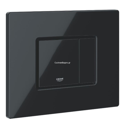 Grohe 38732KV0 Μαύρο Γυαλιστερό Cosmopolitan Πλακέτα Καζανακιού Διπλής Λειτουργίας Αναστρεφόμενη