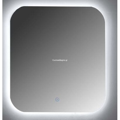 Gloria Julia 60x60 Καθρέπτης Μπάνιου LED Touch 67-1060