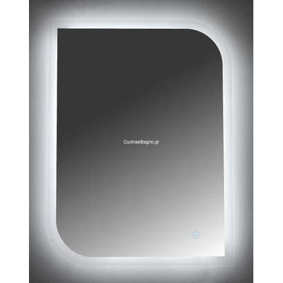 Gloria Lola Led Καθρέπτης 60x80 Μπάνιου Touch 77-6138