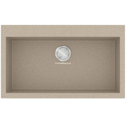 Sanitec Ultra Granite 808 Sabbia 79x50 Νεροχύτης Γρανίτης