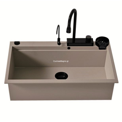 Sanitec Ultra Granite Multi 850 Sienna 79x50 Νεροχύτης Γρανίτης Πολλαπλών Χρήσεων