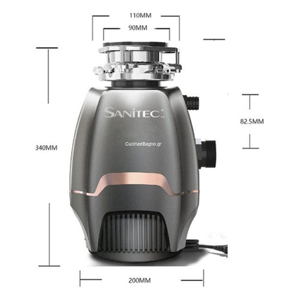 Sanitec Σκουπιδοφάγος 220V-650W 00-88-00000