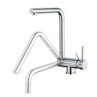 Sanitec Mix 2024S Χρωμέ Μπαταρία Κουζίνας Σπαστή 00-02-00253