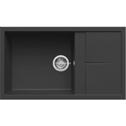 Elleci Unico 410 Nero 86x50 Νεροχύτης Γρανίτης