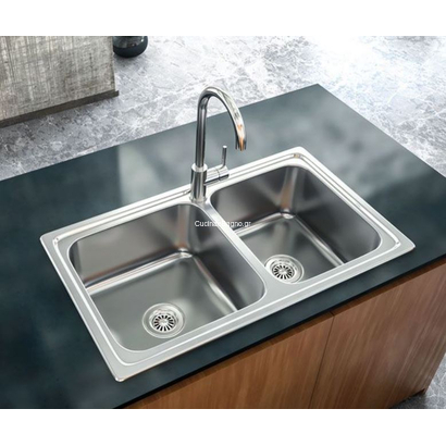 Karag BL-808 Ένθετος Νεροχύτης 80x48 Inox Σατινέ