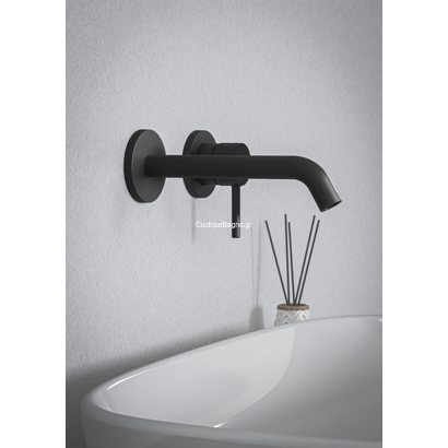 Ceraline Ideal Standard Silk Black PVD Μπαταρία Νιπτήρα Επίτοιχη BD764XGMB