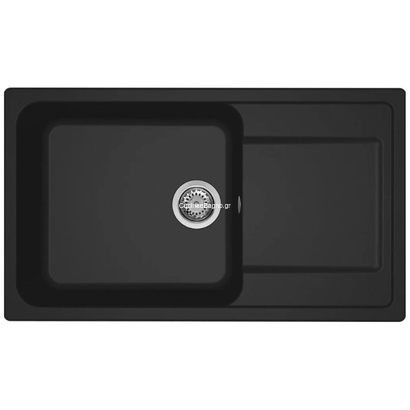 Elleci Life 410 Nero 86x50 Νεροχύτης Γρανίτης