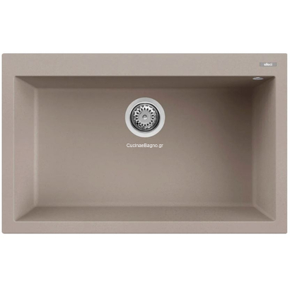 Elleci Quadra 130 Tortora 79x50 Νεροχύτης Γρανίτης