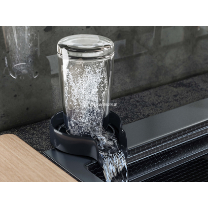 Sanitec 108045 Multi 80x45 Inox Black Νεροχύτης