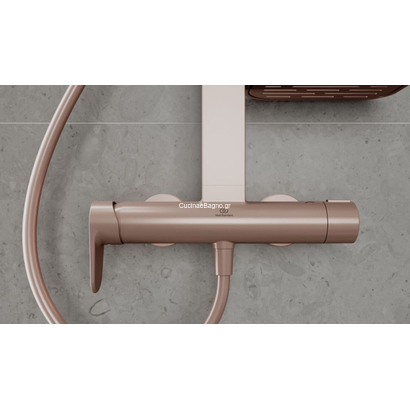Ideal Standard CERAFLOW ALU+ Rose Στήλη Ντουζιέρας Με Μπαταρία BD584RO