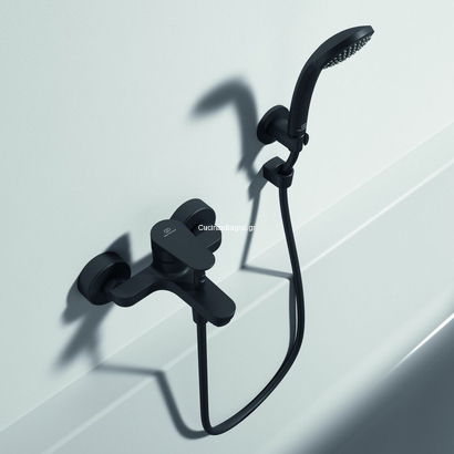 Ideal Standard Cerafine O Nuovo Silk Black Μπαταρία Λουτρού Πλήρης BC706XG