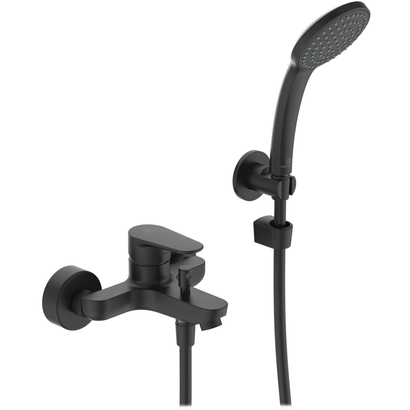 Ideal Standard Cerafine O Nuovo Silk Black Μπαταρία Λουτρού Πλήρης BC706XG