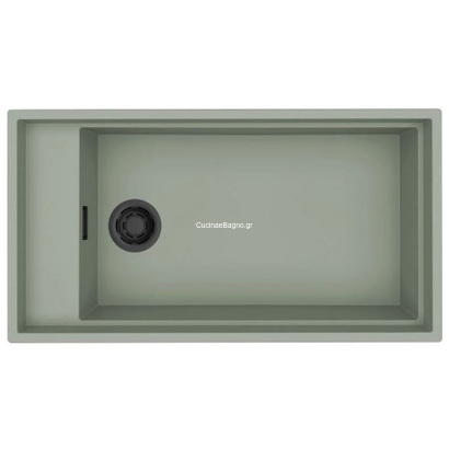 Elleci Dialogo 360 Sage Green 86x46 Νεροχύτης Γρανίτης KERATEK