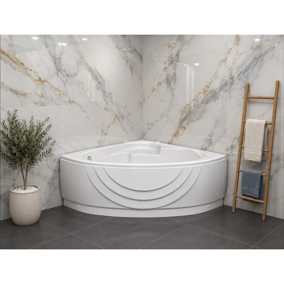 Sanitec 503 Madonna 130x130 Γωνιακή Ακρυλική Μπανιέρα