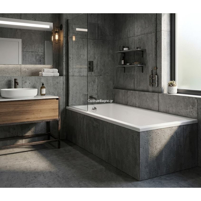 Sanitana Cubic 160x70 Μπανιέρα Ακρυλική 54316070