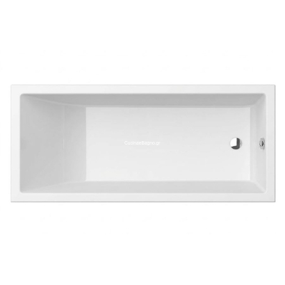 Sanitana Cubic 170x75 Μπανιέρα Ακρυλική 54317075