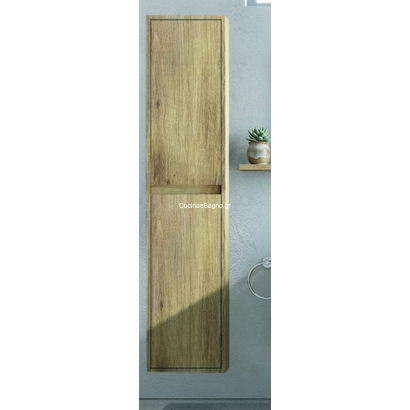 Gloria Emilia Beige 28x18x120 Ντουλάπι Έπιπλο Μπάνιου Κρεμαστό 80-2818