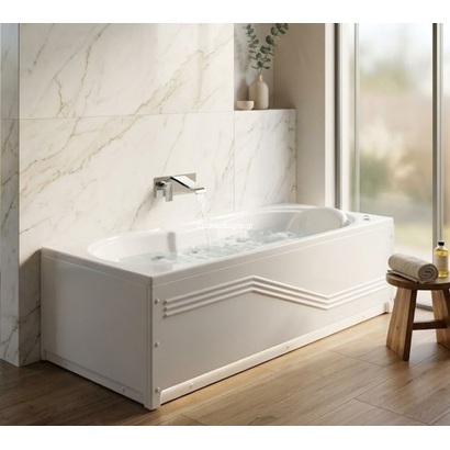 Sanitec 515 Catherine 180x90 Ευθύγραμμη Ακρυλική Μπανιέρα
