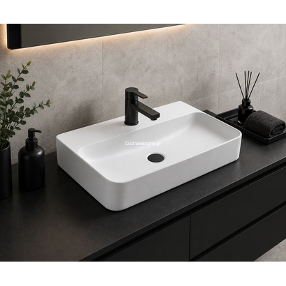 Ceramita Slim 100x47 Νιπτήρας Επίτοιχος- Επιτραπέζιος