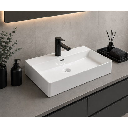 Ceramita Slim 60x43 Νιπτήρας Επίτοιχος- Επιτραπέζιος