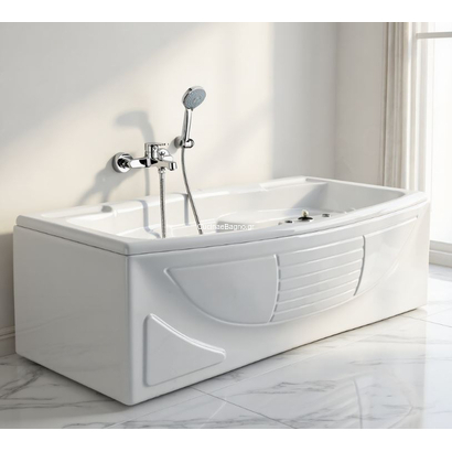 Sanitec 512 Lorena 170x70(85) Ευθύγραμμη Ακρυλική Μπανιέρα