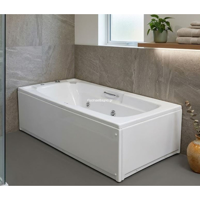 Sanitec 577 Ornella 170x82 Ευθύγραμμη Ακρυλική Μπανιέρα
