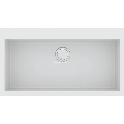 Sanitec 820 Ultra Granite Bianco 86x50 Νεροχύτης Γρανίτης