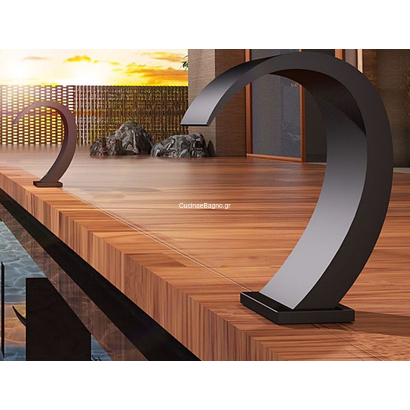Καταρράκτης Πισίνας Inox Black Mat IMEX IGUAZÚ CPI003/ANG