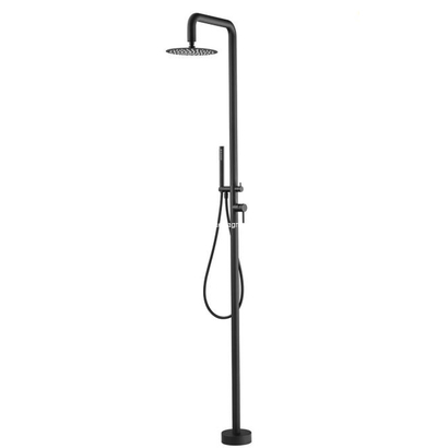 Στήλη Ντους Αναμεικτική Εξωτερικού Χώρου Inox Black Mat IMEX FLORIDA GPF008/ANG