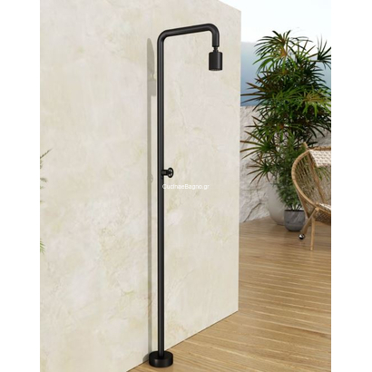 Στήλη Ντους Εξωτερικού Χώρου Inox Black Mat IMEX POOL GPP001/ANG