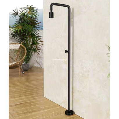 Στήλη Ντους Εξωτερικού Χώρου Inox Black Mat IMEX POOL GPP001/ANG