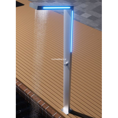 Στήλη Ντους Εξωτερικού Χώρου Inox SENSE LED GPS016/AC