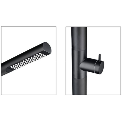 Στήλη Ντους Εξωτερικού Χώρου Inox Black Mat IMEX TEXAS GPT005/ANG