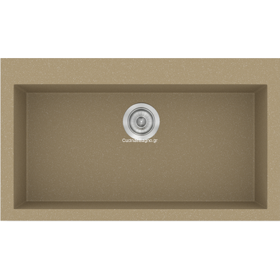 Sanitec Classic 333 Metallic Cream 79x50 Νεροχύτης Συνθετικός Γρανίτης