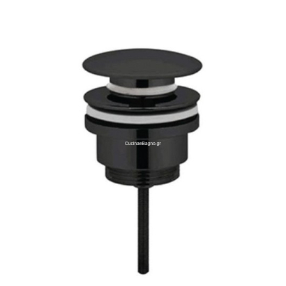KLS Βαλβίδα clicker Black με & χωρίς υπερχείλιση 630022