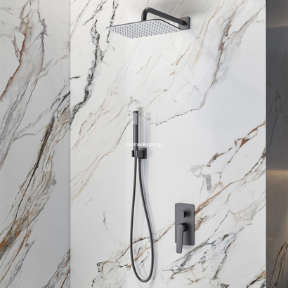 Karag Lea B05022 Gun Metal Σετ Μπαταρίας Εντοιχισμού